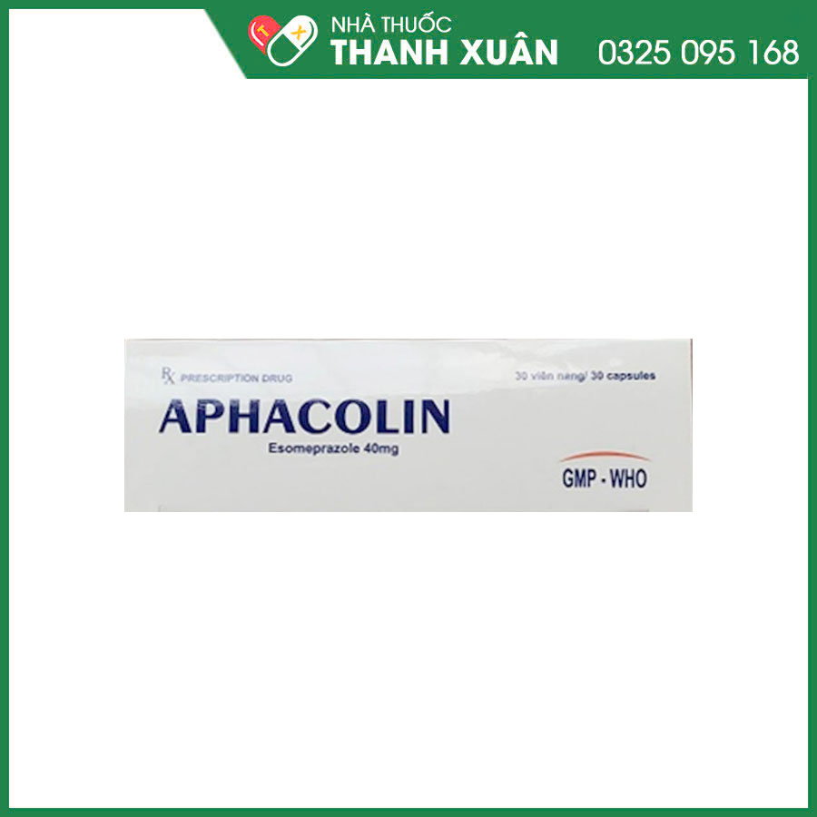 Aphacolin thuốc điều trị hội chứng trào ngược dạ dày – thực quản, viêm loét đường tiêu hoá